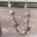 Women's Cherry Blossom Crystal Bracelet – Jewelry Gift Ideas — 5