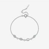 Rhombus S925 Silver Simple Sweet Cool Bracelet – Jewelry Gift Ideas — 7