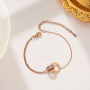 Roman Digital Double Ring Buckle Bracelet – Jewelry Gift Ideas — 5
