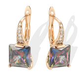 Women's Retro Fashion Earrings With Colorful Zircon – Gifts for Her — 4