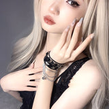 Night Angel Fashion Leather Wide Bracelet Personality – Stylish Gifts — 6