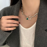 Cool Wind Graphite Green Vintage Necklace Women – Jewelry Gift Ideas — 5