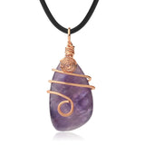 Irregular Stone Winding Drop Pendant Necklace – Jewelry Gift Ideas — 4