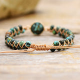 African Pine Double Layer Hand Braided Friendship – Jewelry Gift Ideas — 3