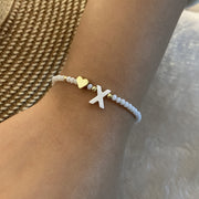 26 Letters White Shell Beaded Bracelet Women – Jewelry Gift Ideas — 5
