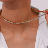 Stainless Steel Fashion Simple Bracelet Necklace – Jewelry Gift Ideas — 10