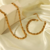 Stainless Steel Necklace Gold-plated Premium – Jewelry Gift Ideas — 6