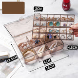 Portable Ear Stud Earrings Compartment With Lid – Jewelry Gift Ideas — 4