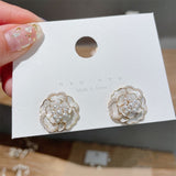 Women's New Light Luxury Camellia Ear Stud Pearl – Jewelry Gift Ideas — 2
