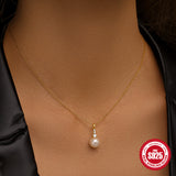 S925 Sterling Silver Pearl Diamond Twin – Unique Gift Ideas — 2