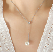 Lila Crystal Pearl Gold Necklace – Jewelry Gift Ideas — 2