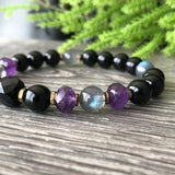 Versatile Obsidian 8mm Beaded Bracelet – Jewelry Gift Ideas — 5