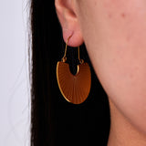 Stainless Steel Rib Scallop Earrings – Birthday Gifts — 4