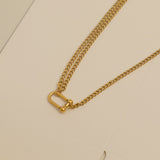 Retro Affordable Luxury Style Gold Horseshoe – Jewelry Gift Ideas — 4