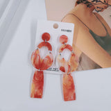 Vintage Fashion Acetate Acrylic Earrings – Stylish Gifts — 6