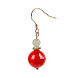 Cinnabar S925 Sterling Silver Stud Earrings Niche – Jewelry Gift Ideas — 2