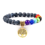 Creative 8mm Beads Tree Of Life Pendant Bracelet – Jewelry Gift Ideas — 3