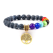 Creative 8mm Beads Tree Of Life Pendant Bracelet – Jewelry Gift Ideas — 3