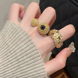 Black Agate Unique Ring Light Luxury High Sense – Meaningful Gifts — 8
