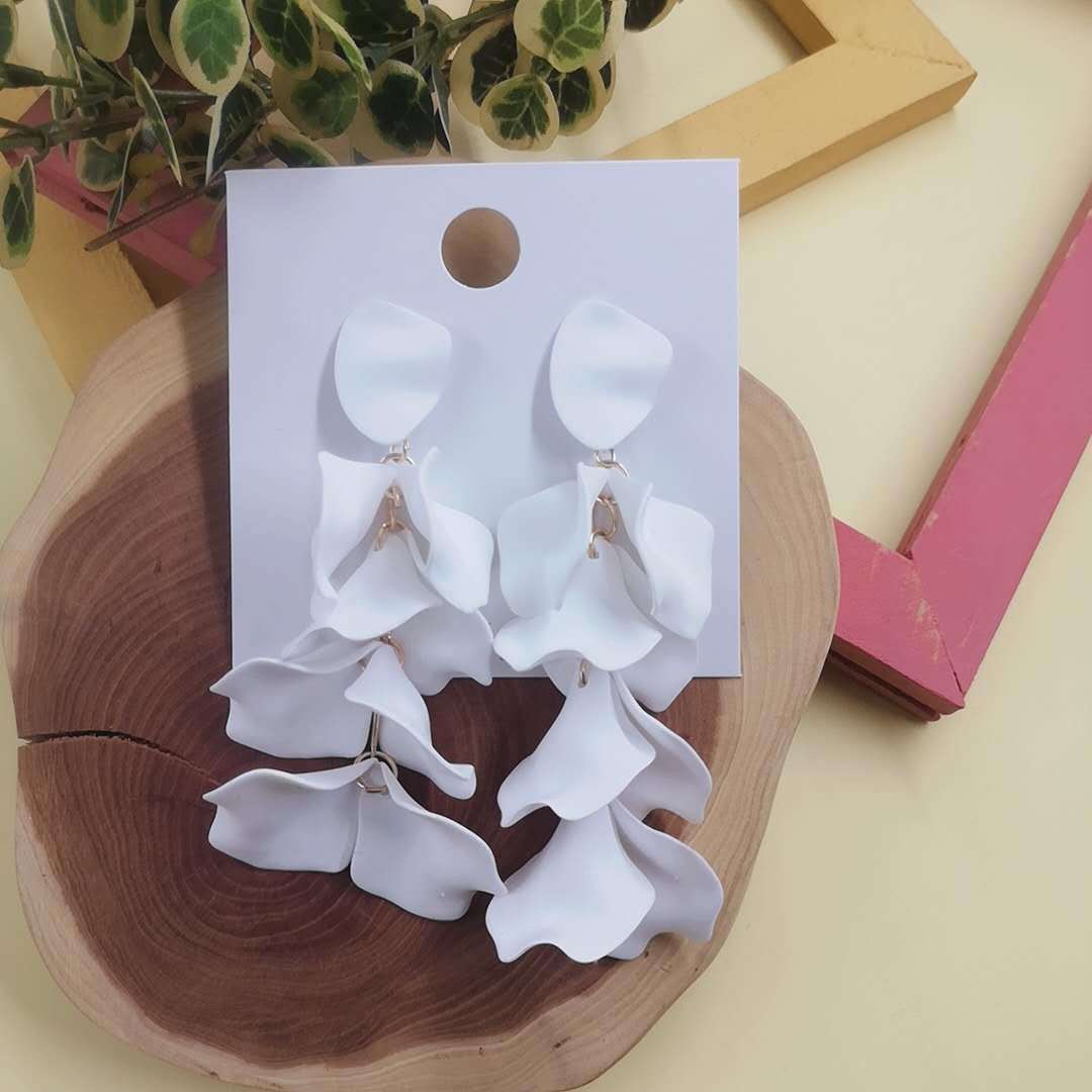 Jewelry Petal Earrings All Match Temperament – Jewelry Gift Ideas — 1