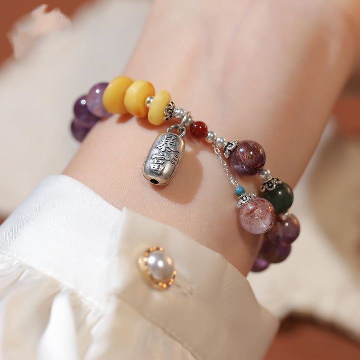 Natural Amethyst Crystal String With Outrageous – Jewelry Gift Ideas — 1