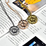 Flower-shaped Necklace Alloy Flower Sunflower – Jewelry Gift Ideas — 9
