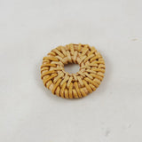 Vintage Straw Rattan Earrings Geometric Ring – Practical Gifts — 11