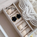 925 Silver Needle Lucky Parthenocissus Grass Flower Stud – Gift Ideas — 8