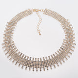 Shiny Women's Necklace Rhinestone Long Chain – Jewelry Gift Ideas — 5