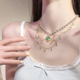Copper Alloy Crystal Mermaid Princess Necklace – Jewelry Gift Ideas — 9