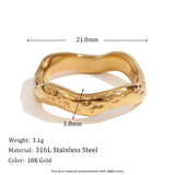 Fashion Elegance Retro Titanium Steel Ring For Women – Stylish Gifts — 7