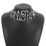 Exaggerated Letter Cool Sasa Necklace Retro – Jewelry Gift Ideas — 4