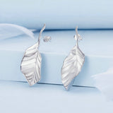 Women's S925 Silver Leaf Earrings – Gifts for Her — 2