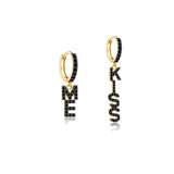 S925 Sterling Silver English Letters Ear Ring – Useful Gifts — 6