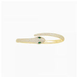 Golden Silver Snake Female Open-ended Bracelet – Jewelry Gift Ideas — 2