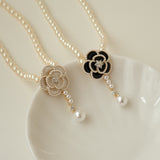 Light Luxury Niche Pearl Necklace Sweet Flowers – Jewelry Gift Ideas — 3