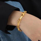 Thick Chain Necklace Bracelet Cuban Link Chain – Jewelry Gift Ideas — 8
