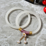 Women's Fashion Colored Glass Jingle Bracelet – Stylish Gifts — 6