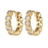 Fashion Copper Plating 18K Gold Earrings Ins Geometric – Stylish Gifts — 12