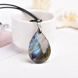 Moonlight Stone Water Droplet Pendant Necklace – Jewelry Gift Ideas — 4
