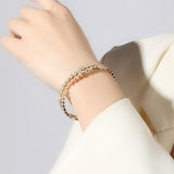 Women's Wave Diamond Simple All-match Bracelet – Jewelry Gift Ideas — 2