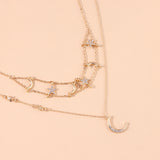 Fashion Five-pointed Star Crescent Moon – Jewelry Gift Ideas — 4