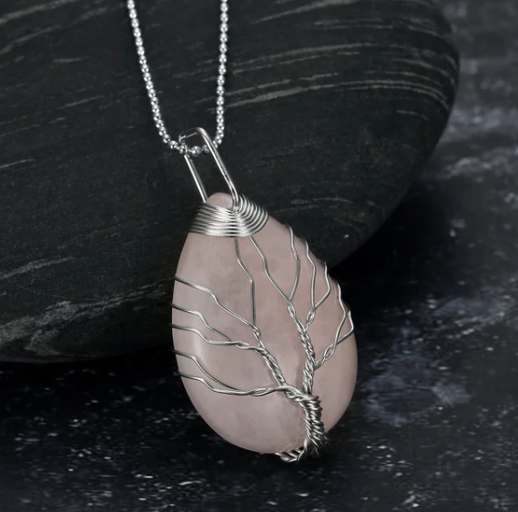 Celtic Tree Of Life Pendant & Chain On Teardrop – Jewelry Gift Ideas — 1