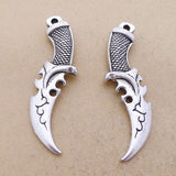 Ancient Silver Alloy Knife Jewelry Accessories DIY – Stylish Gifts — 1