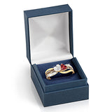 Simple Geometric Line Double Love Ring – Gifts for Couples — 3