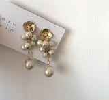 Pearl Frosted Flower Earrings Bridal Stud Earrings – Gifts for Her — 5