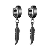 Leaf Pendant Earrings Non-piercing Ear Clip – Jewelry Gift Ideas — 6