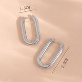 Simple Rectangular Copper-plated Gold Ear Clip – Useful Gifts — 4