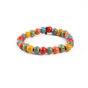 Colorful Volcanic Stone Ceramic Bracelet – Jewelry Gift Ideas — 5