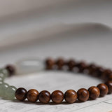 Nanmu Hand String Hetian Jade Bracelet Men's – Stylish Gifts — 6